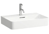 LAUFEN Laufen VAL Aufsatz-Waschtisch 1 HL m. ÜL Unterseite geschliffen 60x42cm weiß  – H8162830001041