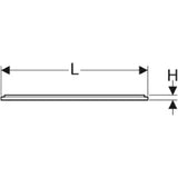 GEBERIT GE Installationsrahmen Setaplano B90 x L90cm, 4 Fuesse  – 154.470.00.1