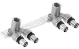 VOGEL&NOOT VN EasyTec RM Doppelwandw. m. Halter AP 16-1/2"  – ED4W12F16ADWMA0