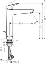HANSGROHE HG Logis Waschtischmischer 190 chrom   – 71090000