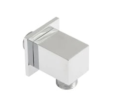 REGENWERK Regenwerk Passion Wandanschlussbogen eckig, Messing verchr. m. Rückflussver.   – BPPAARRWBE