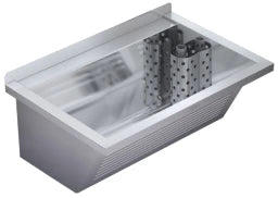 KWC AUSTRIA KWC Sirius Waschtrog  750x354x500mm Ablauf rechts, Chromstahl fugenlos   – 2030045758