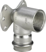 VIEGA Viega Wandscheibe mit SC Sanpress Inox 2325.5 in 22mm x Rp3/4 Edelstahl   – 437 275