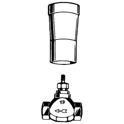 GROHE Grohe UP-Ventil 1/2" ohne Sichtteile   – 29 800 000