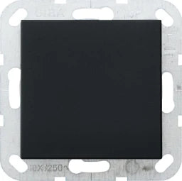 GIRA Blindabdeckung mit Tragring System 55 schwarz matt   – 0268005