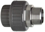FISCHER GEORG GF Übergangsverschraubung PVC-U/1.4404 d 50x6/4" AG, Dichtung EPDM   – 721540710