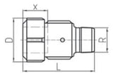 FISCHER GEORG FITTINGS Primofit Übergangsstück mit AG, verzinkt 27,3 - 30,9mm, 1", für Bleirohre   – 775202813