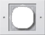 GIRA Rahmen 1fach TX44 (Unterputz IP44) reinweiß glänzend   – 021166