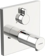 HANSA Hansa Varox Pro Fertigmontage-Set für Brausebatterie, Rosette eckig, chrom  – 4057 9073