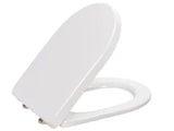 MKW MKW Dario Plus WC-Sitz mit Deckel weiß mit Push-Exzenteredelstahlscharnier  – AC10-0A01