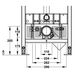 REHAU MEPA nextVIT Montagezubehör Umrüstset zu Dusch-WC  – 18965481021