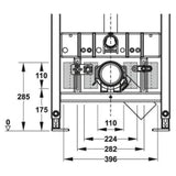 REHAU MEPA nextVIT Montagezubehör Umrüstset zu Dusch-WC  – 18965481021