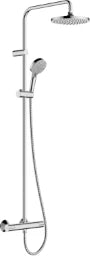 HANSGROHE HG Showerpipe 200 1jet Vernis Blend EcoSmart chrom mit Brausethermostat  – 26089000