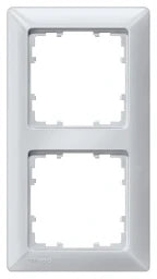 SIEMENS Rahmen 2fach DELTA line, aluminiummetallic   – 5TG25523
