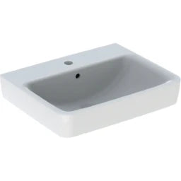 GEBERIT SANITAER Geberit Renova Plan WT 55x44cm weiß mit Hahnloch, mit Überlauf   – 501.632.00.1