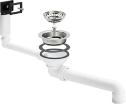 VIEGA Viega Ablaufventilset 7139.151 in Kunststoff weiss   – 678 548