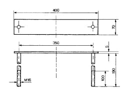 AUSTRIA EMAIL Duennwandaufhaengung f.AE-Speicher Fig.5802   – A19202