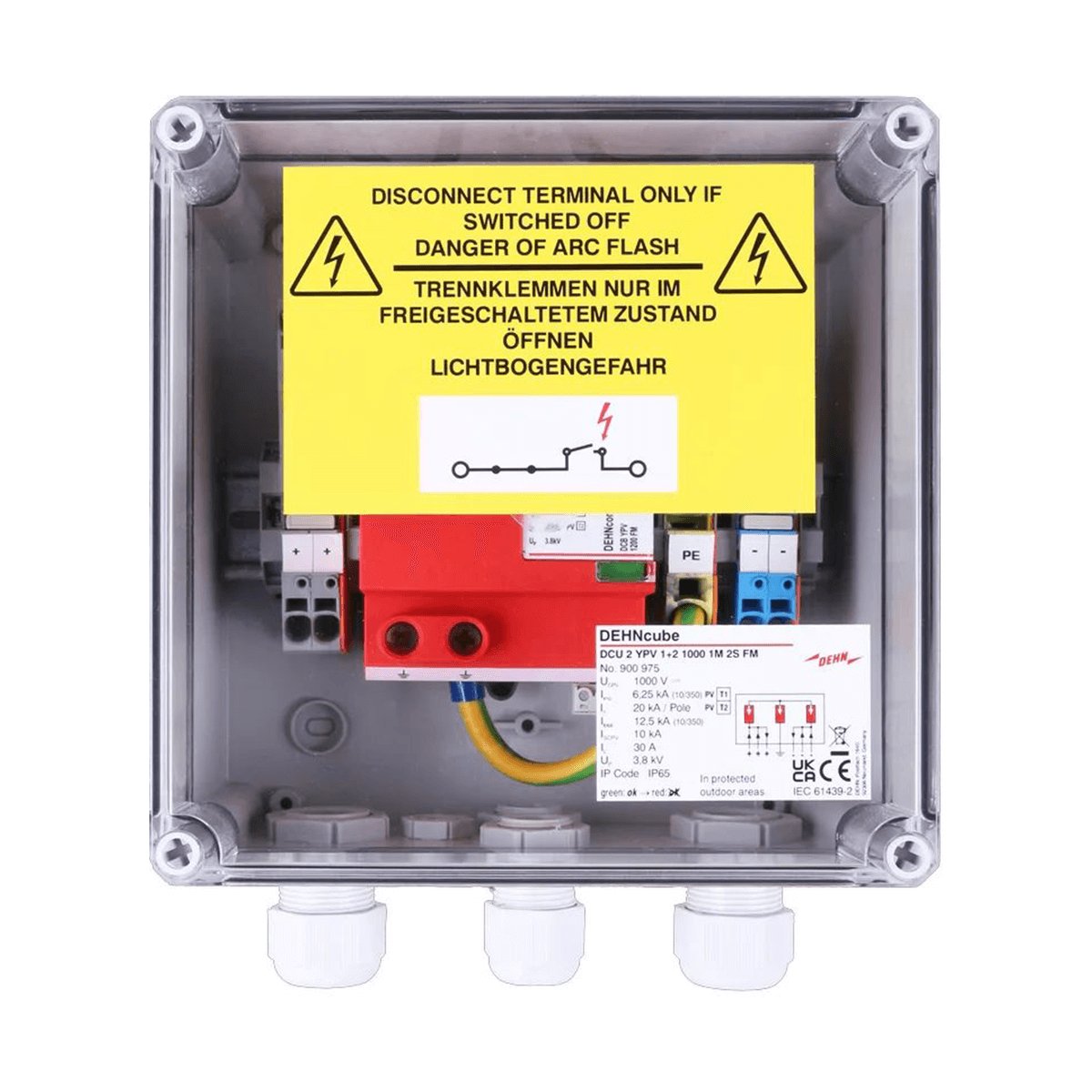 DEHNcube 2 YPV 1+2 1000 1M 2S FM - 900975