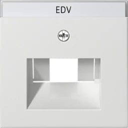 GIRA Abdeckung RJ45 Dosen 1 und 2fach + BSF System 55 reinweiß matt   – 028427