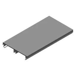 GGK BRA3 Alu Brüstungskanal Oberteil B=80mm, reinweiß RAL 9010   – 11738