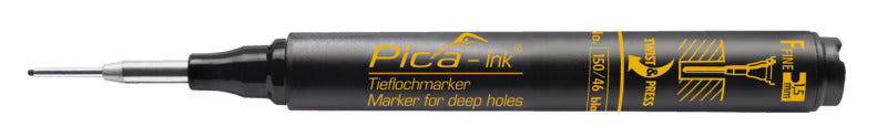 Pica INK Tieflochmarker schwarz – PI 150/46