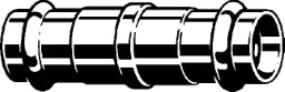 VIEGA Viega Schiebemuffe mit SC Sanpress 2215.5 in 15mm Siliziumbronze   – 119 485