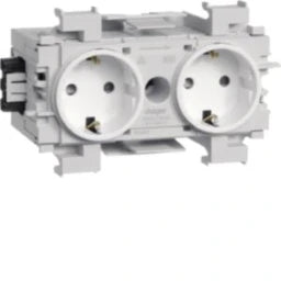 HAGER Steckdose 2-fach Wago Frontrast. vw  – GS20019016