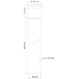 POLOPLAST PO Steckmuffenrohr POLO-KAL 3S DN 50/500  – 102402
