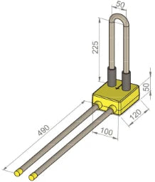 MHS mhs-Ventilheizkörper V-HKP Heizung Rohr:Geberit Mepla  – 01031ME00000F0