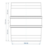 POLOPLAST PO Doppelmuffe POLO-KAL XS DN 90  – 102307