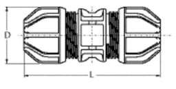 ALIAXIS Philmac UNI Universalkupplung, egal PUK d27-34  – 69115500