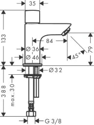 HANSGROHE HG Logis Standventil chrom   – 71120000