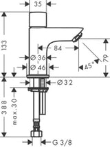 HANSGROHE HG Logis Standventil chrom   – 71120000