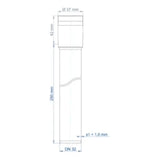 POLOPLAST PO Steckmuffenrohr POLO-KAL XS DN 32/250  – 102001