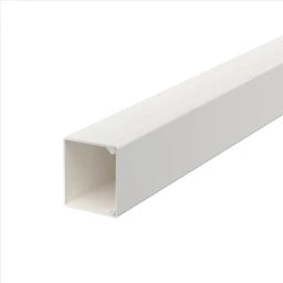 OBO Wand- und Deckenkanal mit Bodenlochung 3 0x30x2000 Polyvinylchlorid reinweiß RAL  – 6191096