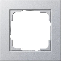 GIRA Rahmen 1fach E2 Farbe alu   – 021125