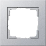 GIRA Rahmen 1fach E2 Farbe alu   – 021125