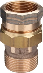 VIEGA Viega Rohrverschraubung 3331 flachdichtend in R1 1/4 x Rp1 1/4 Rg  – 271 343