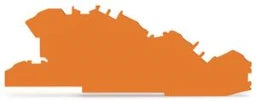 WAGO Abschluss- und Zwischenplatte 1 mm dick, orange   – 2005-7692