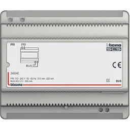 BTICINO Ersatz-Spannungsversorgung für 2-Draht A udio-Sets Bticino. 4 TE DIN.  – 346040