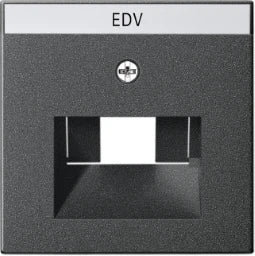 GIRA Abdeckung RJ45 Dosen 1 und 2fach + BSF System 55 anthrazit   – 028428