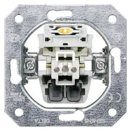 SIEMENS Kontroll-Ausschalter mit LED DELTA Geräteeinsatz UP   – 5TA2150