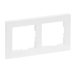 LEGRAND SEANO+ 2-fach Rahmen in der Farbausführu ng Ultraweiss  – 765182