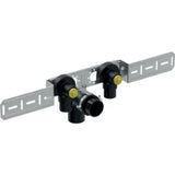 GEBERIT GE Mepla Anschlusswinkel, vormontiert zweifach, d20 x Rp1/2, AD15,3cm, Set   – 602.783.00.5