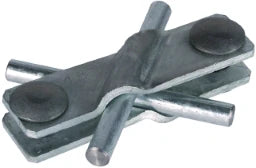 DEHN SV-Klemme St/tZn f. Rd 7-10/7-10mm - Rd 7-10/Fl 40mm - Fl 40/40mm   – 308320