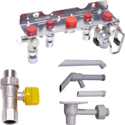 BOSCH ROBERT Aufputzanschluss, MAPL mit Zubehör inkl. Nachfüllvorrichtung, Hzg, WW, Gas  – 8-737-807-680