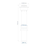 POLOPLAST PO Dunstaufsatz POLO-KAL DN 110   – 02384