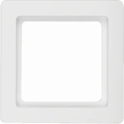 BERKER Rahmen 1fach Q.1 polarweiß, samt   – 10116089