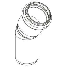 REHAU RAUPIANO PLUS Bogen DN 32, 30 Grad   – 11326031001