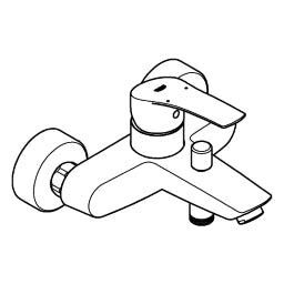 GROHE Grohe EH-Wannenbatt. Eurosmart 33300_3 Wandmontage eigensicher chrom   – 33 300 003